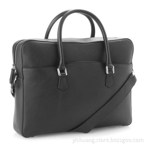 High fashion brand bag genuine leather men briefcase